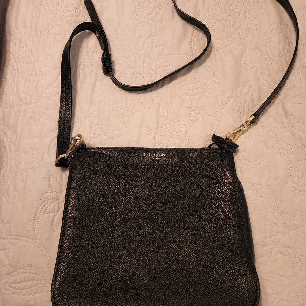 Kate Spade Black Leather Crossbody